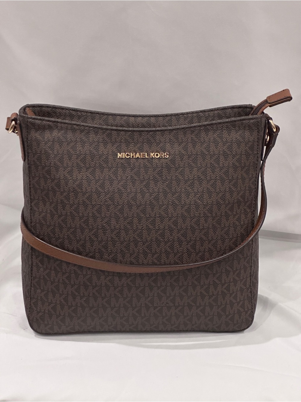 Michael Kors Woman Brown Signature Crossbody Bag - Picture 3 of 14
